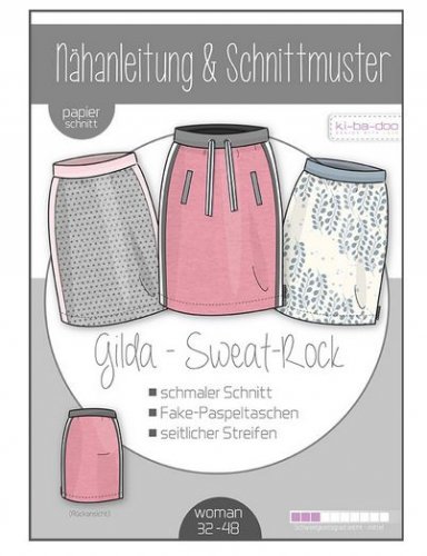 Papierschnittmuster - Gilda Sweat Rock - Damen - Kibadoo
